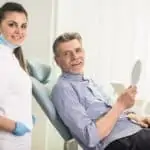 gentleman in dental chair
